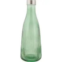 Cosy & Trendy Wasserflasche Mit Glasdeckel 1l Dunkelgrün H28cm