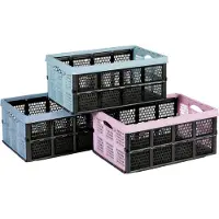 Centi Klappbox Kunststoff 32l farbig sortiert 51x34x23cm