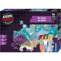 Kosmos Krimi-Puzzle: Die drei - Der Schatz der Delfine