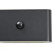 QAZQA Wandleuchte schwarz Lux Sensor Magnetisch inkl. LED Wiederaufladbar - Batt
