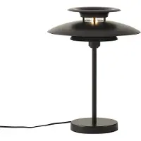 QAZQA Retro-Tischleuchte Schwarz Stahl 45cm - Pauly