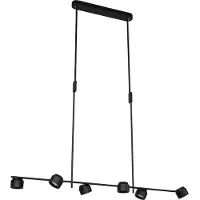 Paulmann - Puric Pane 6 Pendelleuchte Fixed Zigbee Dim. Schwarz
