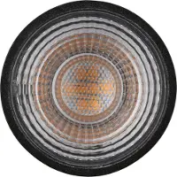 Paulmann LED-Leuchtmittel "Standard 230V LED Reflektor 460lm 7W 2700K Schwarz matt", Energieeffizienz: G, schwarz, L:5,4cm Ø:5,1cm, Leuchtmittel, LED-Leuchtmittel