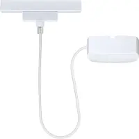 Paulmann URail Kabeleinspeisung Zigbee 1 m, signalweiß, weiß / opal, Kunststoff