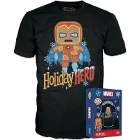 Funko POP! Pop! Marvel Eisen Holiday S Gb Herren T-shirt Mit Kurzen Ärmeln
