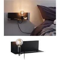 Paulmann Wandleuchte mit Ablage Devara E27 max. 40W