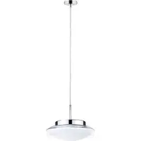Paulmann Luena LED Pendelleuchte IP44 Chrom/Clear -, Luena, Metallisch, für Badezimmer, Metall, Modern