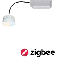 Paulmann 93074, Einbaustrahler, 1 Glühbirne(n), LED, 6 W, 6500 K, Satinierter Stahl
