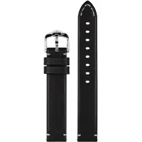 Hirsch 05402050-2-20 Lederarmband für Uhren Ranger L 20 mm Schwarz