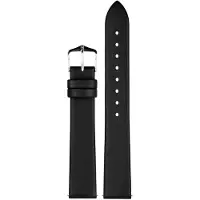 Hirsch 03702050-2-18 Armband für Uhren Toronto L 18 mm Leder Schwarz
