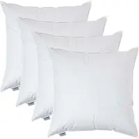 Homescapes FÜLLKISSEN 4er-Set, Federkissen 80/80 cm