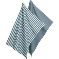 kela Küchenhandtuch Caja Dunkelgrau (2er-Set) - 50 x 70 cm