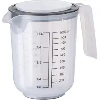 Aps Rührschüssel, aus Kunststoff, Fassungsvermögen 1 Liter, als Messbecher und Rührbecher nutzbar