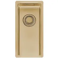 Reginox R39380 Spüle NEW YORK 18X40 Comfort Gold II ab Schrankbreite 40 cm / Flächenbündig / Flacheinbau / Unterbau
