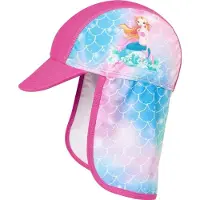 Playshoes Nackenschutzcap "Meerjungfrau" in Pink/ Bunt - 51 cm