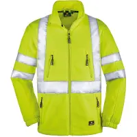 4Protect Warnschutz Fleecejacke SEATTLE, gelb 3465 , 1 Stück, Größe: 4XL