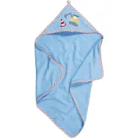 Playshoes badeponcho grabender Junior 75 cm Baumwolle blau Größe S