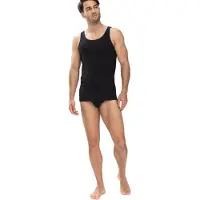 Mey Tank Top Serie Dry Cotton Schwarz | Größe 6