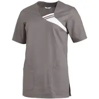 Leiber Schlupfkasack, kurzarm, Damen, grau 08/1255/12-S , Größe: S