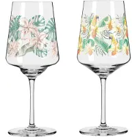 Ritzenhoff Cocktailgläser Sommerrausch Aperizzo, Aperitifglas, 544ml, Dekor mit Flora und Fauna, 2 Stück