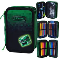 Astrabag Dreifach-Faltmäppchen mit Nachfüllpackung PIXEL HERO, AC31, 503024057