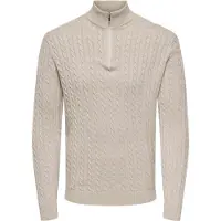 Only & Sons Troyer "ONSLOUI REG 12 CABEL HALF ZIP KNIT"