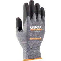 Uvex Schnittschutzhandschuh athletic D5 XP grau/schwarz 6 - 6003006 - grau/schwarz