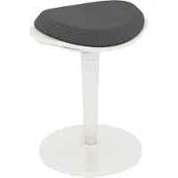 HOMCOM Sitzhocker Ergonomischer Höhenverstellbar Mesh Grau