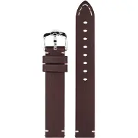 Hirsch 05402010-2-22 Leder-Armband für Uhren Ranger L 22 mm Braun