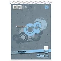 Ursus 10x Briefblöcke kariert A5 50 Blatt grau