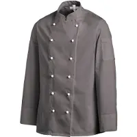 Leiber Kochjacke, langarm, unisex, grau 12/8790/12-58 , Größe: 58
