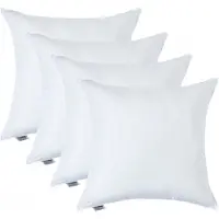 Homescapes FÜLLKISSEN 4er-Set – 55/55 cm, Super-Mikrofaser