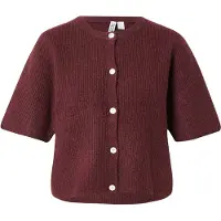Pieces Pcsilly Kurzarm Strickjacke | Tawny Port | M