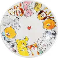 Blond Amsterdam Frühstücksteller Hunde in Bunt - 22cm | Gr.: onesize