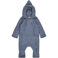 Sterntaler Safari Baumwollfleece-Overall, blau, 56