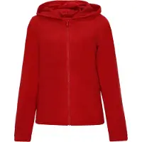 Schmuddelwedda Women Fleece Jacket in Rot | Gr.: XXL