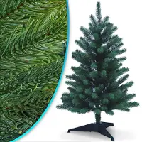 NYVI Weihnachtsbaum -Xmas Premium 85 cm - Künstlicher Voll-PE Tannenbaum aus 100% Spritzguss - Täuschend echter Kunstbaum - B1 Schwer Entflammbar - mit Ständer - Modularer Aufbau