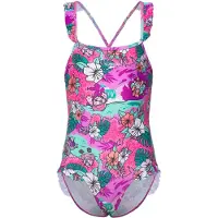 Speedo Learn To Swim Printed Frill Thinstrap Badeanzug