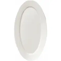 Serax Servierteller Oval S White Silhouette 19 cm
