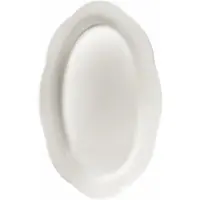 Serax Tiefer Teller High Oval M White Silhouette 25 cm