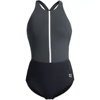 Arena Badeanzug Damen Shapewear Silvia - Black-night Grey-white - 44