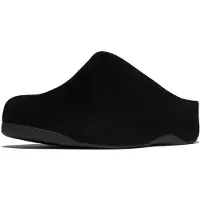 Original Brands FitFlop Shuv Suede Clogs SCHWARZ 37