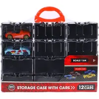 Rapid wheels Spielzeug Aufbewahrungsbox mit 2 Diecast Autos Multicolor