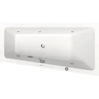 Duravit Whirlwanne No. 1 150x80cm, 115 l, EB-Vers, 1 RS re, we.