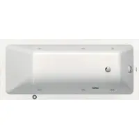Duravit Whirlwanne No. 1 180x80cm, 180 l, EB-Version, m 1 RS, we.