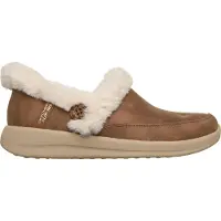 SKECHERS Cozy Escape Textil Damen Chestnut Hausschuhe