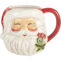 Clayre & Eef Jumbotasse in Rot/ Weiß - 550 ml - onesize