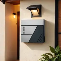 Songmics Wandbriefkasten mit Sichtfenster GMBB35053G01