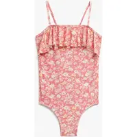 Petite Chérie Nathalie UV-Badeanzug, Pink Flower, 110-116