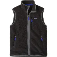 Patagonia Weste Retro Pile Vest Herren Black w/Forge Grey-XL